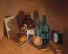 STILL LIFE WITH BLUE GLASS BOTTLE.jpg (35057 bytes)